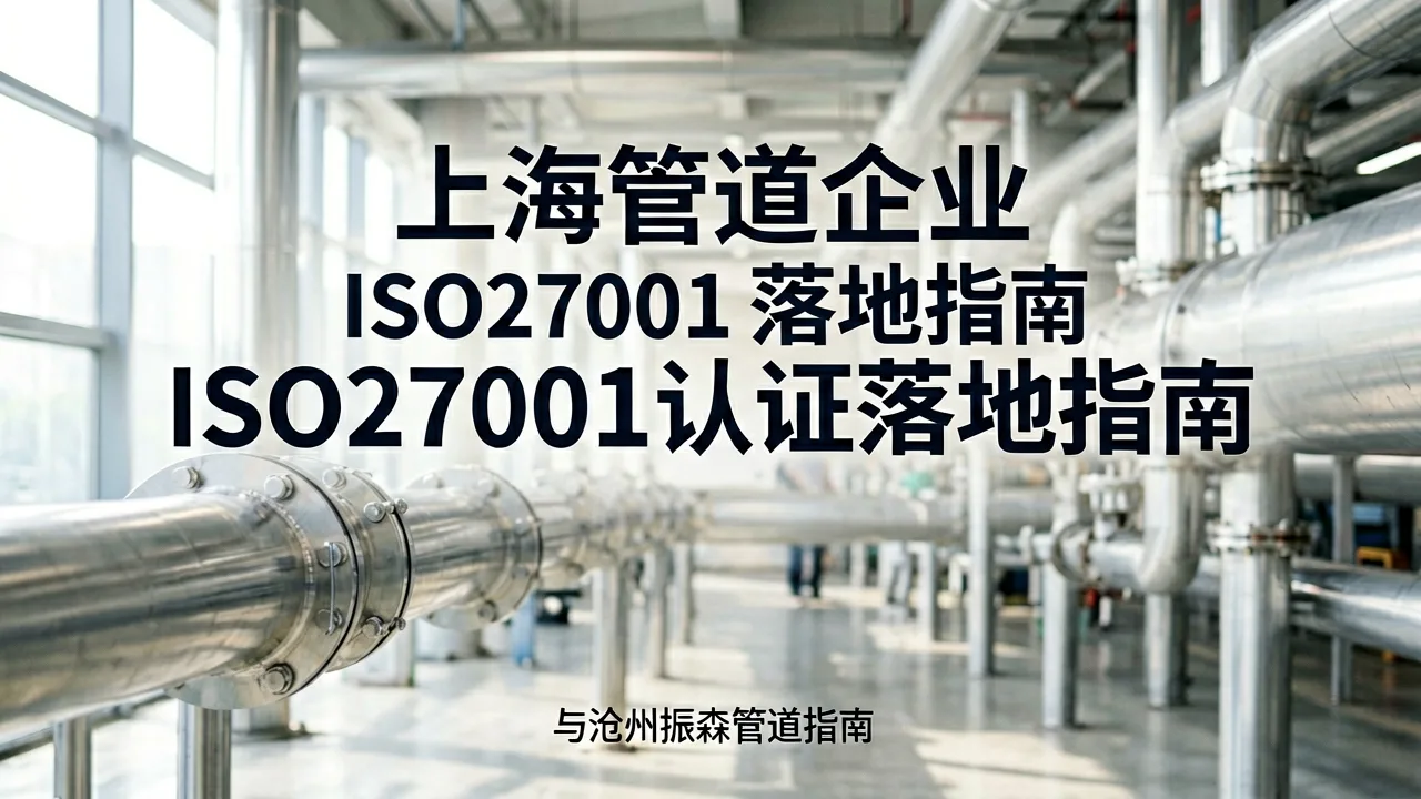 上海管道企业ISO27001认证落地指南