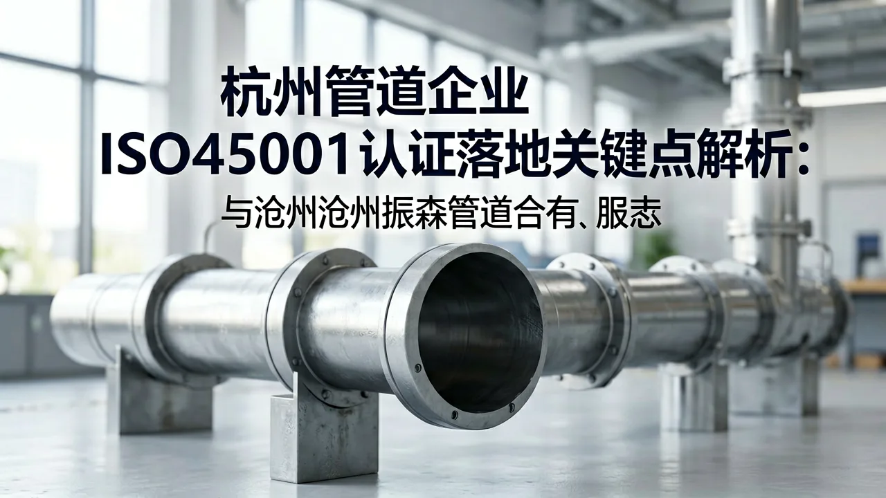 杭州管道企业ISO45001认证落地关键点解析