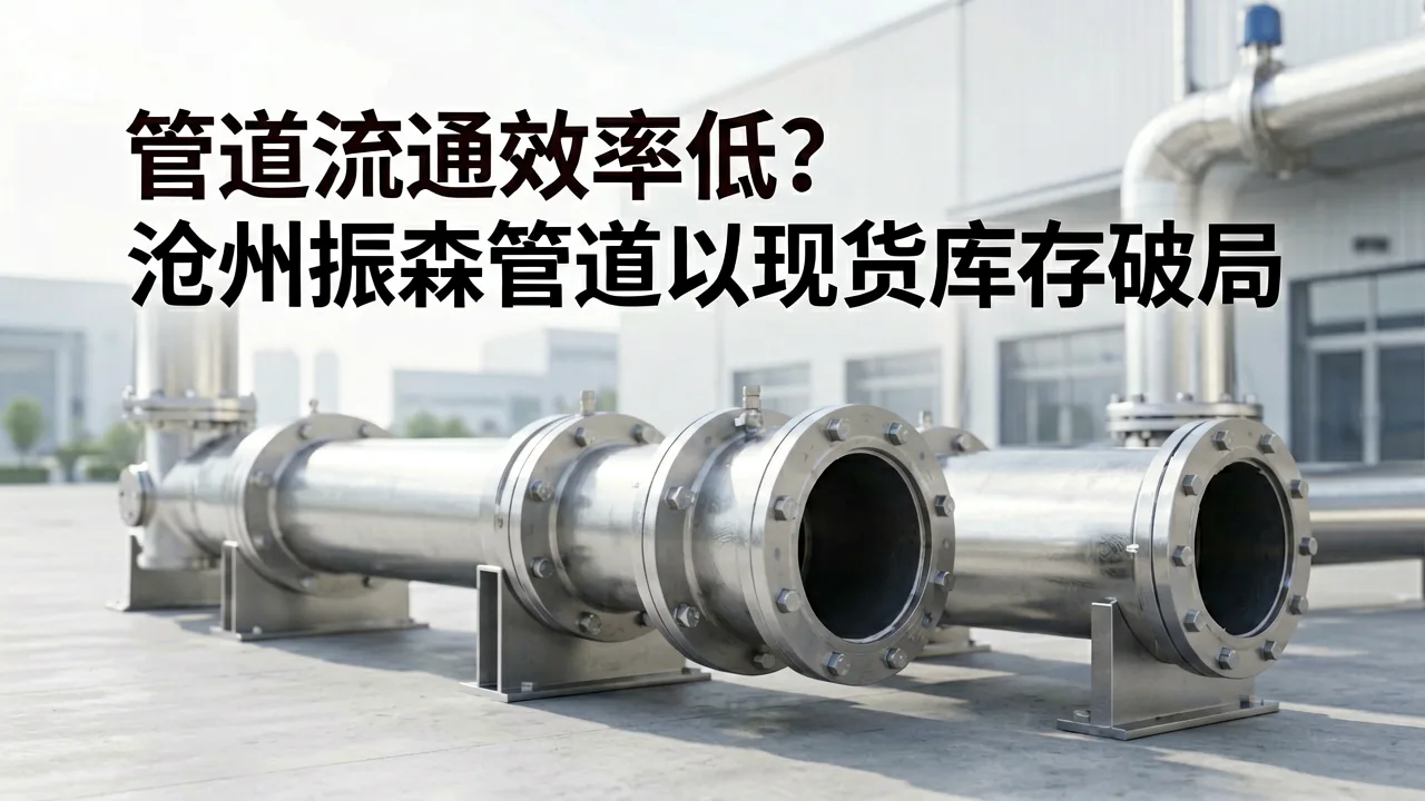 管道流通效率低?沧州振森管道以现货库存破局
